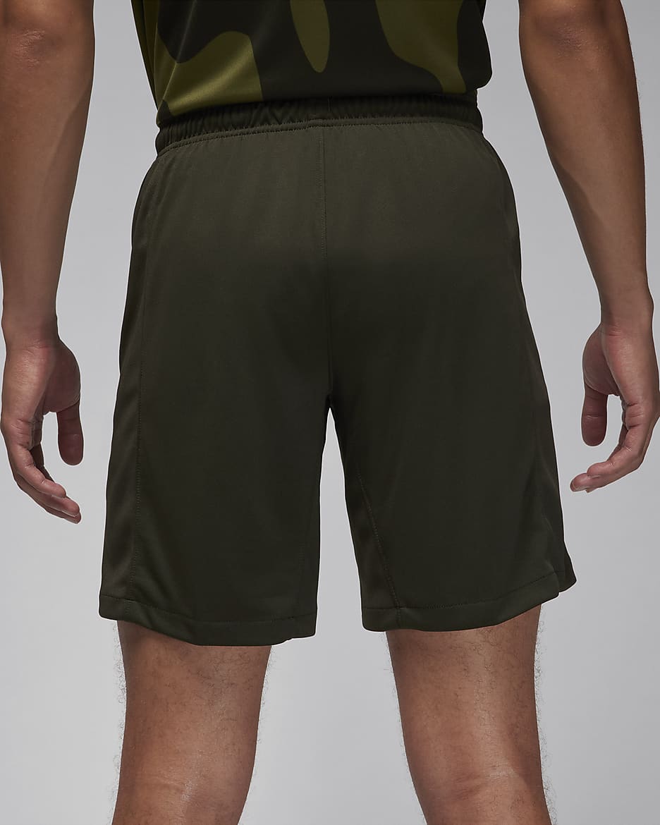 Jordan Men s Olive Paris Saint Germain 2023 24 Fourth Stadium Shorts Olive